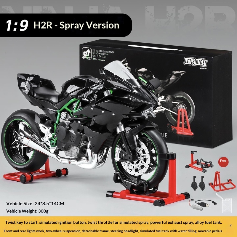 Kawasaki Ninja H2R 1:9 Ölçekli - Battery Case Storage incelemesi ve fiyatı