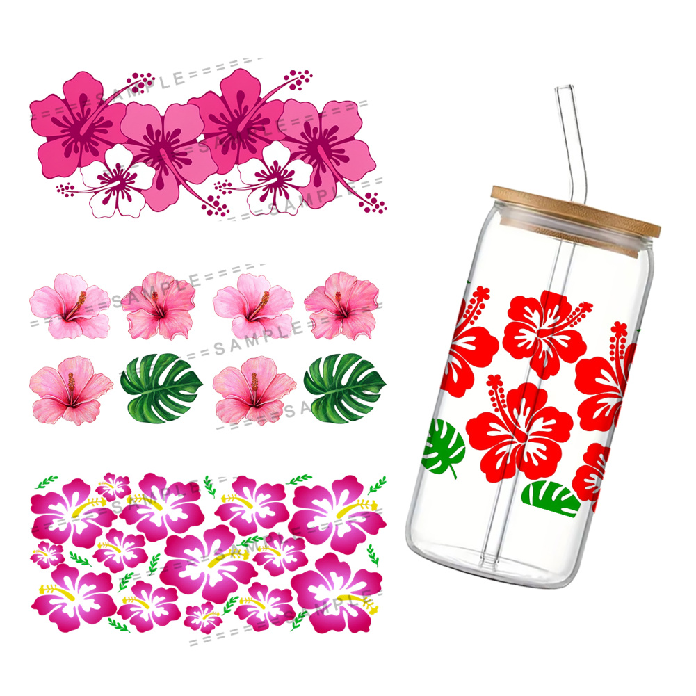 11x24cm Hibiscus Syriacus UV D - Rdta Tank Glass incelemesi ve fiyatı