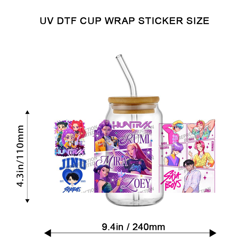 Saja Boys K-POP Takımı UV DTF  - Rdta Tank Glass incelemesi ve fiyatı