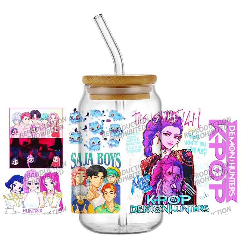 Saja Boys K-POP Takımı UV DTF  - Rdta Tank Glass incelemesi ve fiyatı