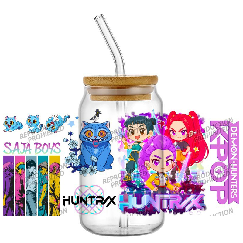 Saja Boys K-POP Takımı UV DTF  - Rdta Tank Glass incelemesi ve fiyatı